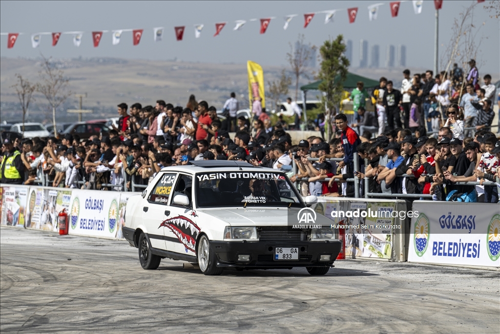 "Yer6fest" Drift ve Otomobil Festivali Gölbaşı'nda gerçekleşti