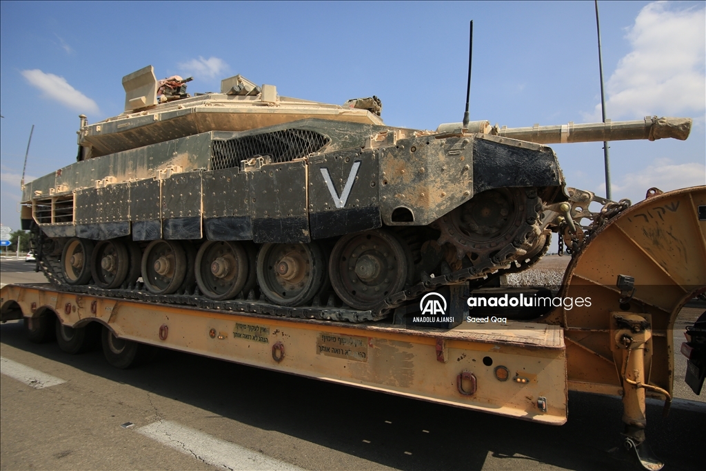 Filistinli grupların sızma operasyonu gerçekleştirdiği Sderot'ta yoğun güvenlik önlemleri
