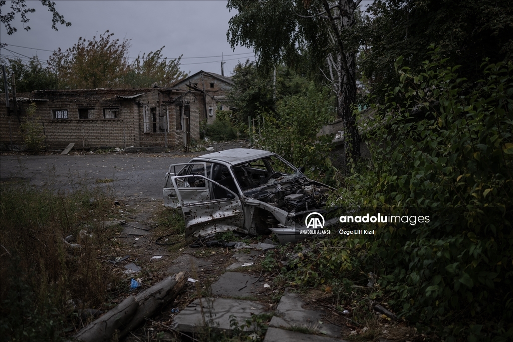 Ukrayna'nın başkenti Kiev'de savaşın izleri