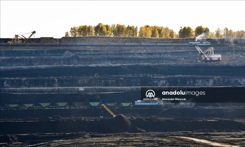Rusya'da bulunan Borodino açık ocak kömür madeni