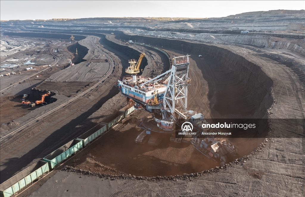 Rusya'da bulunan Borodino açık ocak kömür madeni