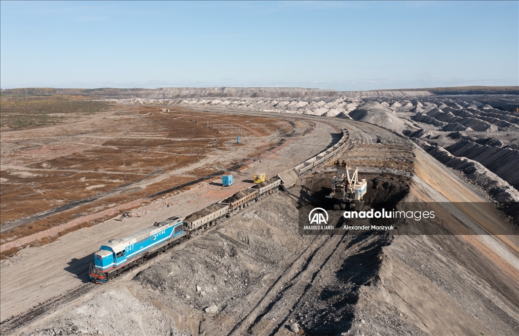 Rusya'da bulunan Borodino açık ocak kömür madeni