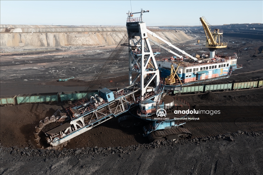 Rusya'da bulunan Borodino açık ocak kömür madeni