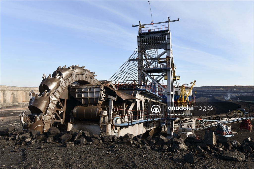 Rusya'da bulunan Borodino açık ocak kömür madeni