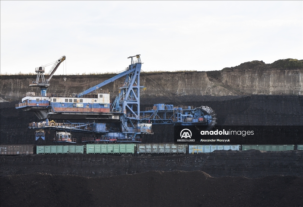 Rusya'da bulunan Borodino açık ocak kömür madeni