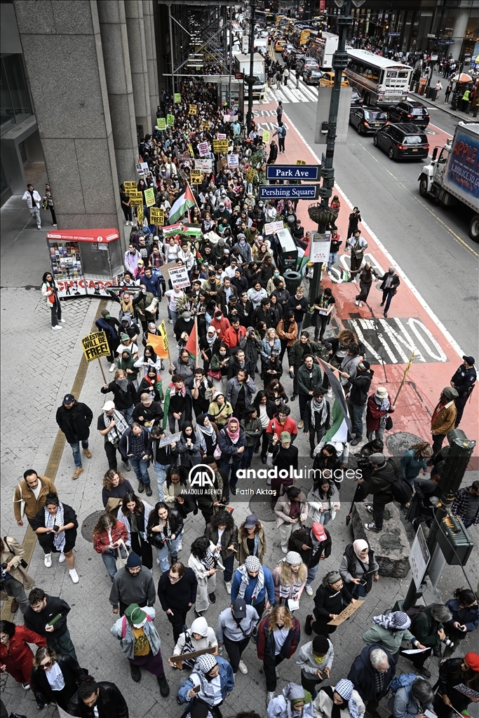 Pro-Palestinian demonstration in New York City