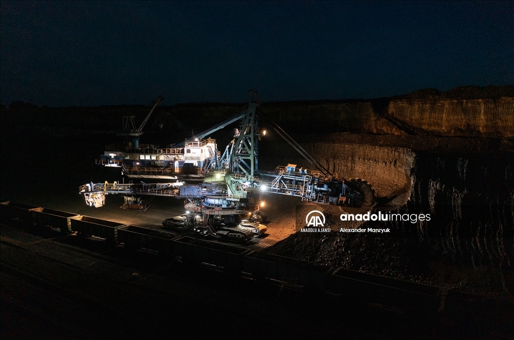 Rusya'da bulunan Borodino açık ocak kömür madeni