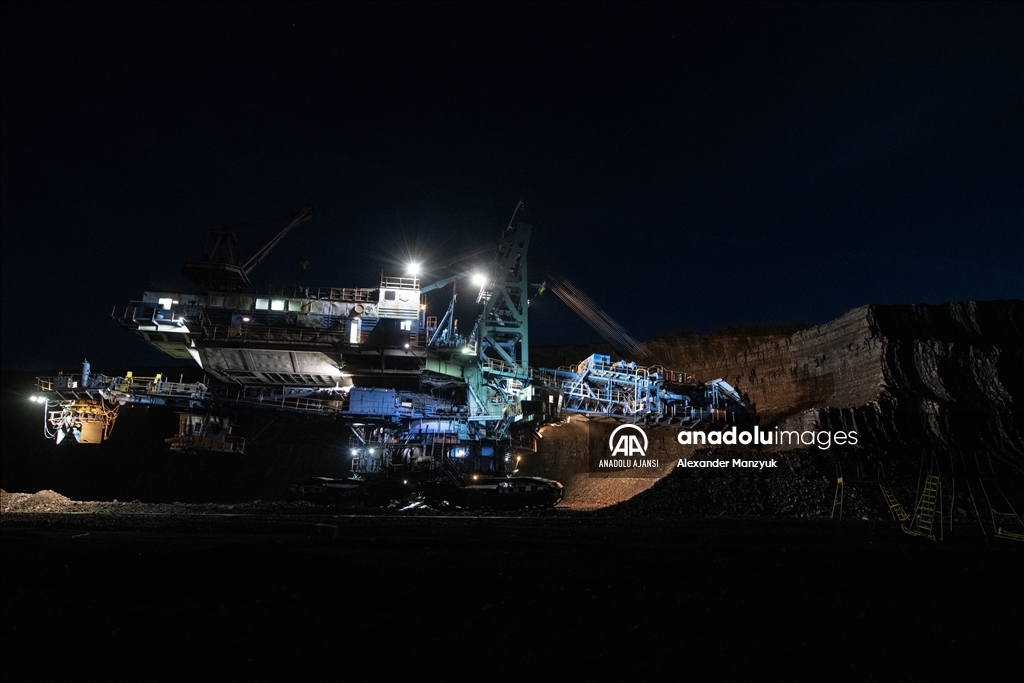 Rusya'da bulunan Borodino açık ocak kömür madeni