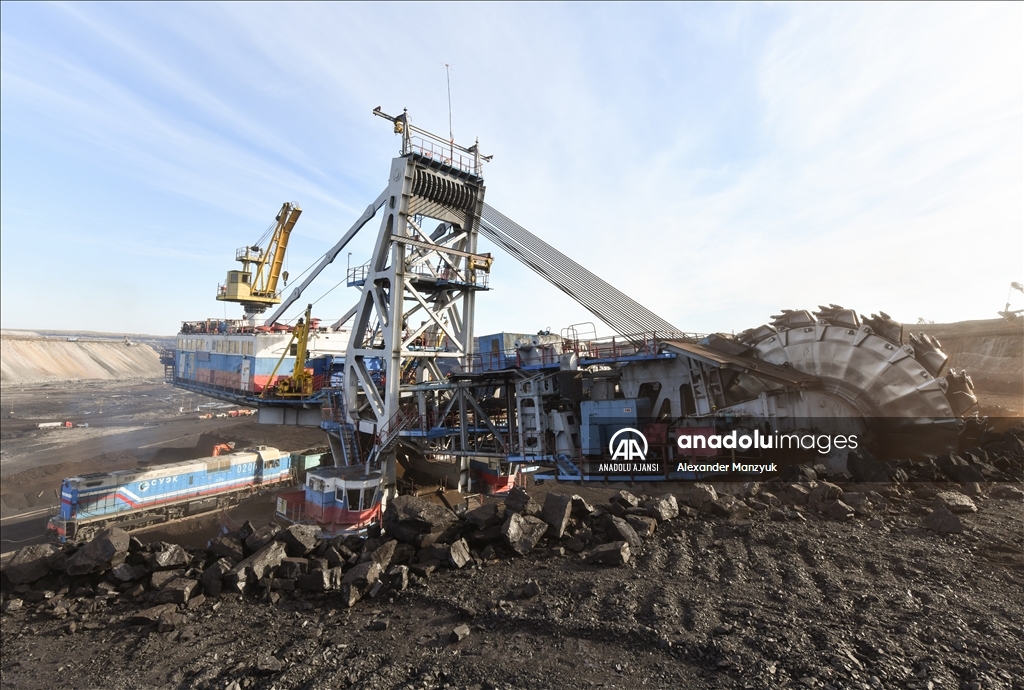 Rusya'da bulunan Borodino açık ocak kömür madeni