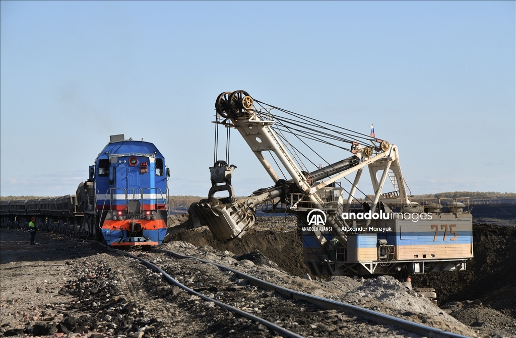 Rusya'da bulunan Borodino açık ocak kömür madeni