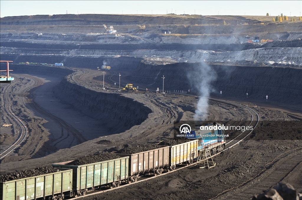 Rusya'da bulunan Borodino açık ocak kömür madeni