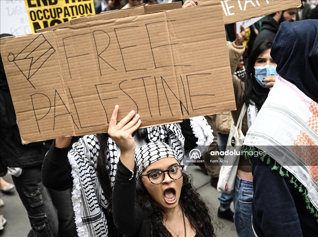 Pro-Palestinian demonstration in New York City