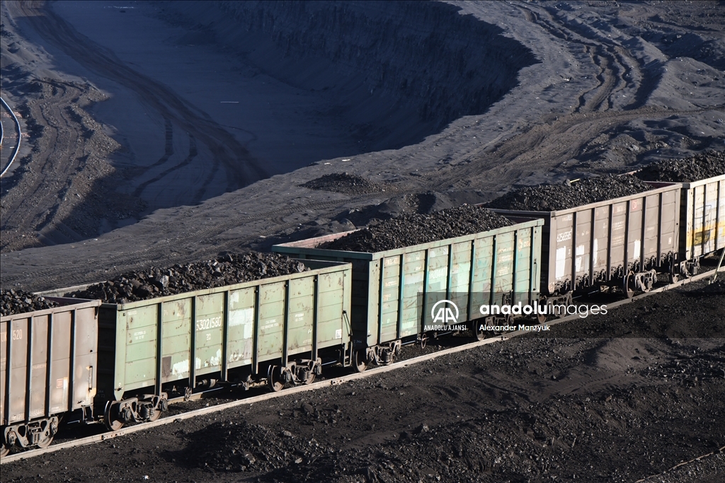 Rusya'da bulunan Borodino açık ocak kömür madeni