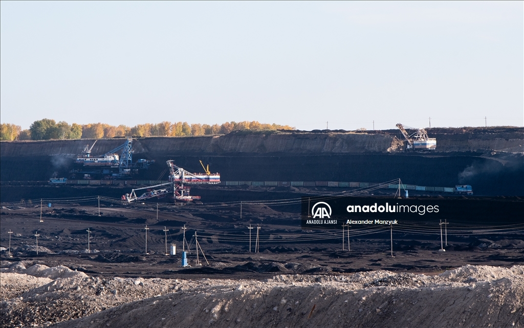 Rusya'da bulunan Borodino açık ocak kömür madeni