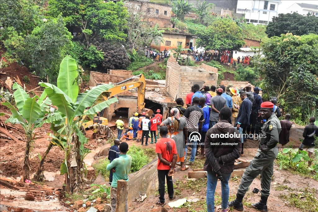 Kamerun'da meydana gelen heyelan