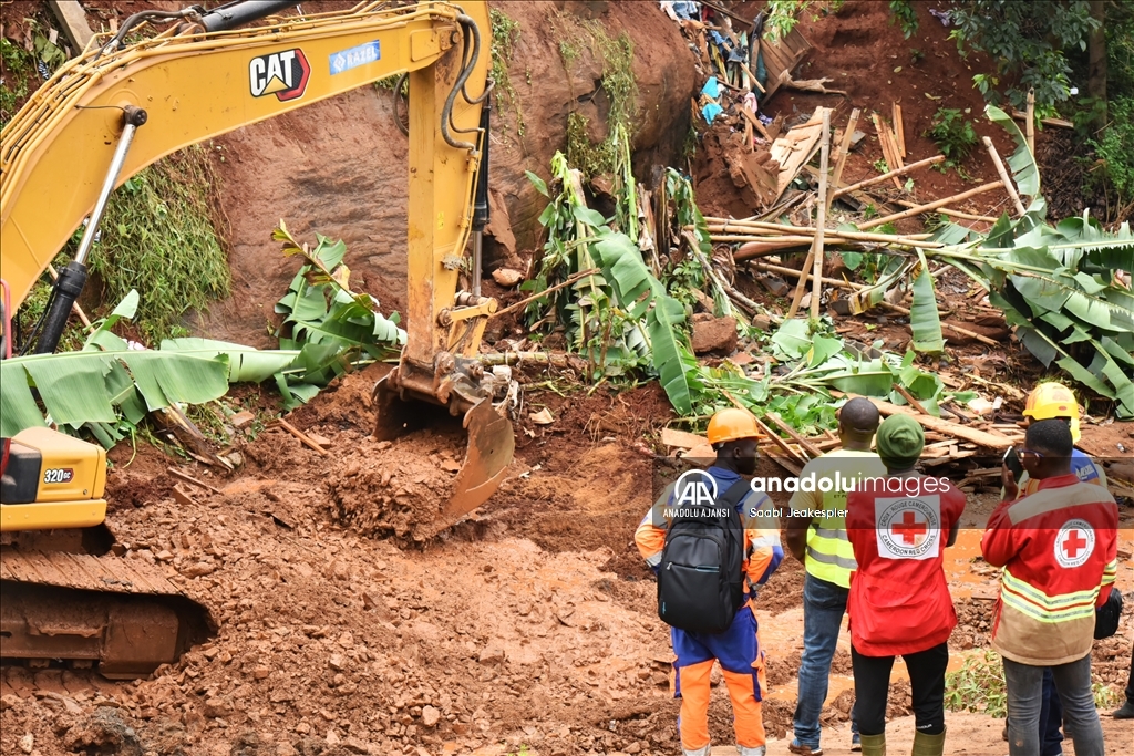 Kamerun'da meydana gelen heyelan