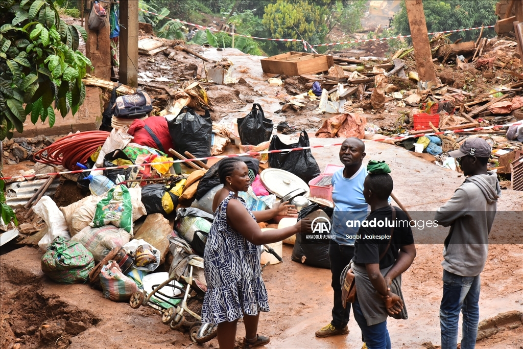 Kamerun'da meydana gelen heyelan