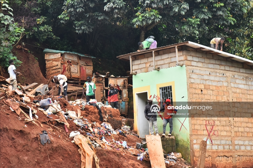 Kamerun'da meydana gelen heyelan