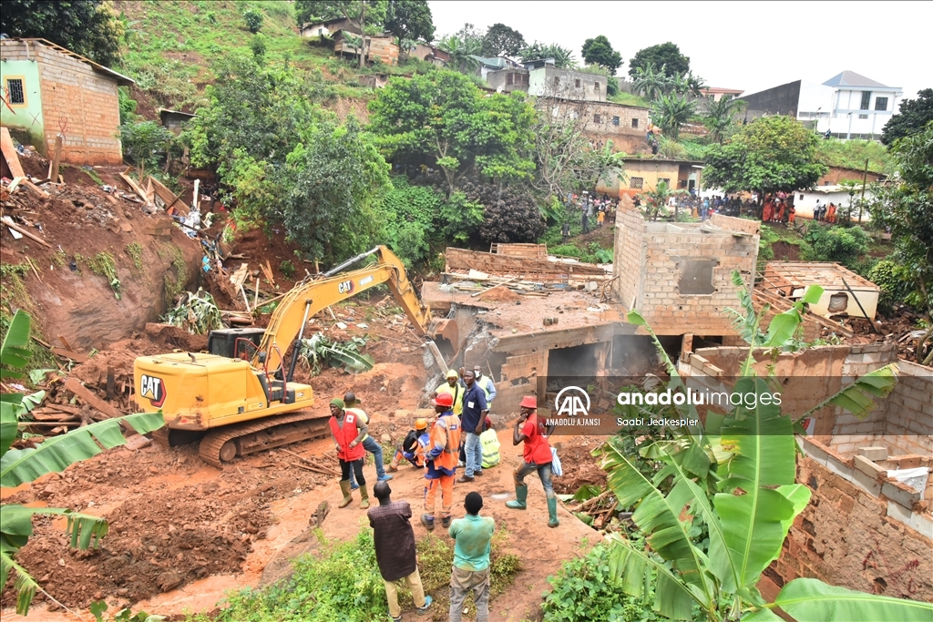 Kamerun'da meydana gelen heyelan