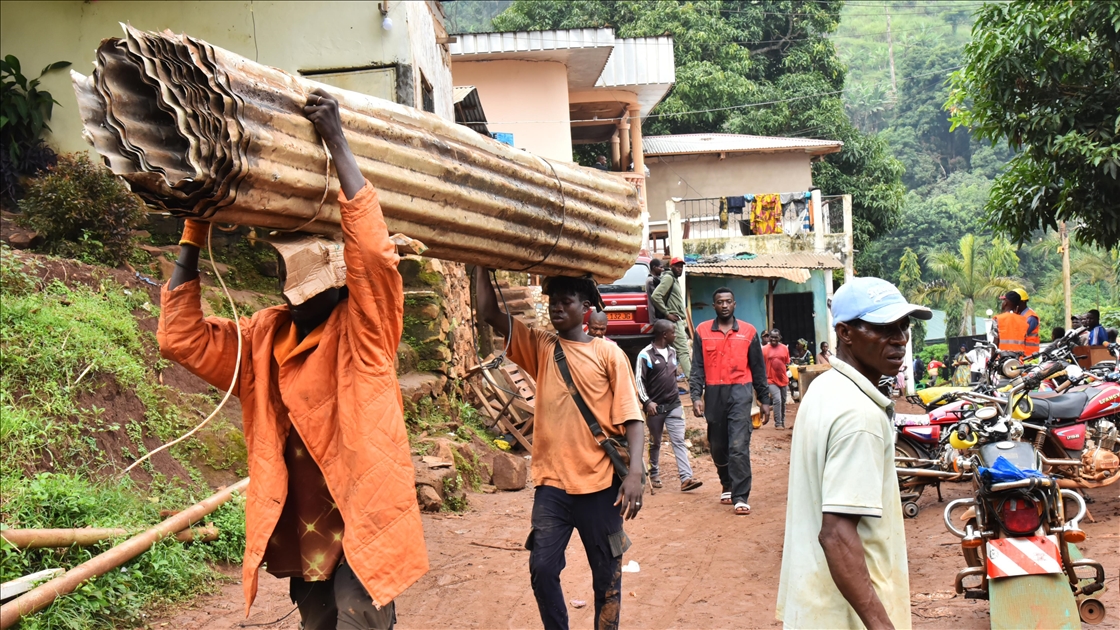 Kamerun'da meydana gelen heyelan