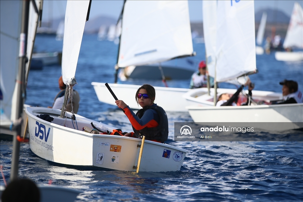 11. Bodrum Uluslararası Optimist Yarışları başladı