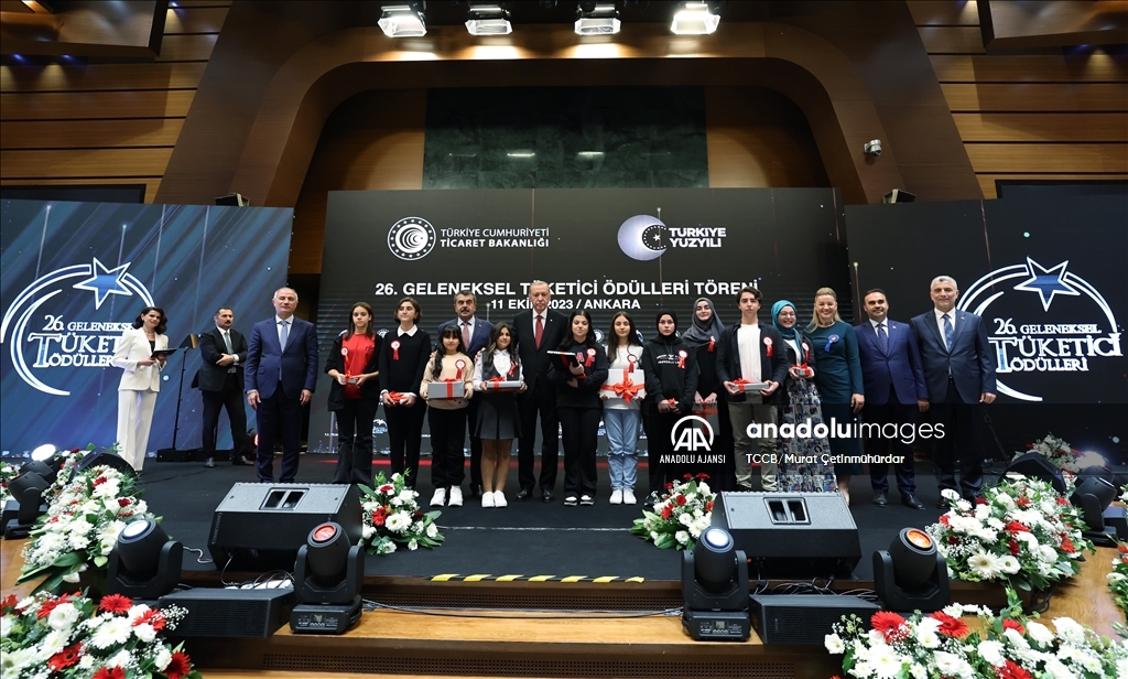 Cumhurbaşkanı Erdoğan, 26. Geleneksel Tüketici Ödülleri Törenine katıldı
