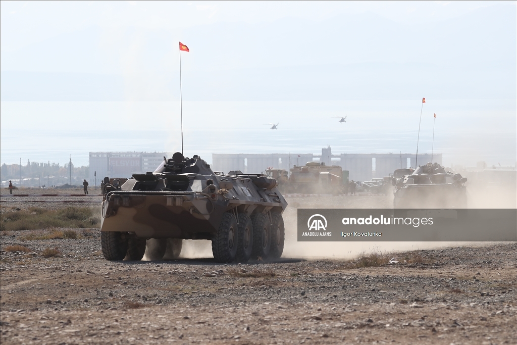 Kırgızistan'da, KGAÖ Barış Gücü Kuvvetlerinin "Sarsılmaz Kardeşlik-2023" tatbikatı
