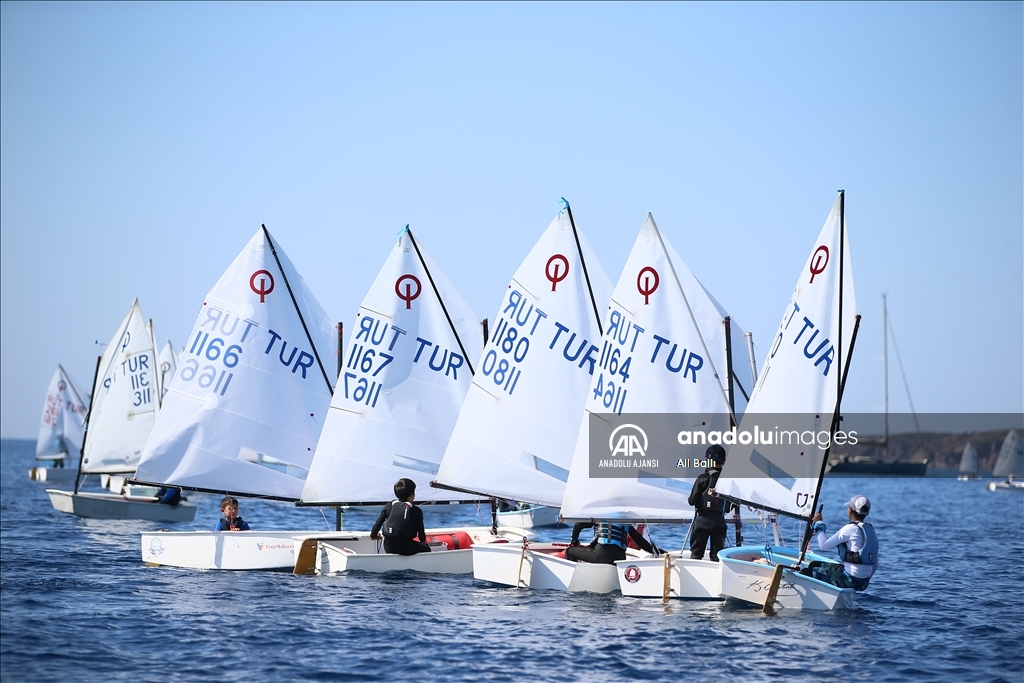 11. Bodrum Uluslararası Optimist Yarışları başladı