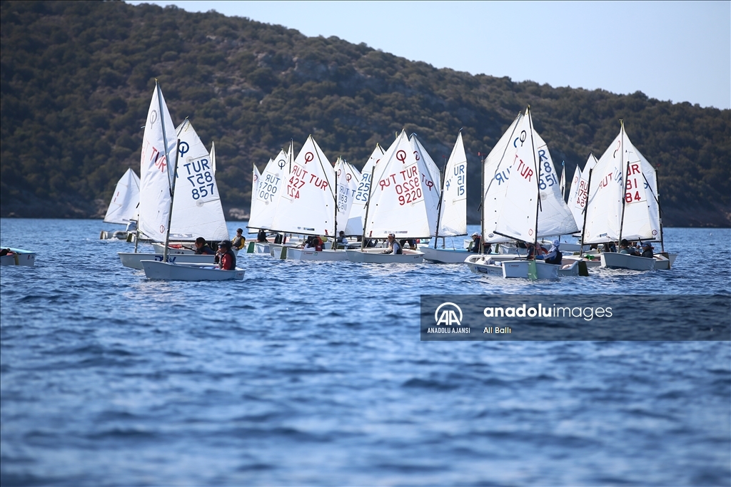 11. Bodrum Uluslararası Optimist Yarışları başladı