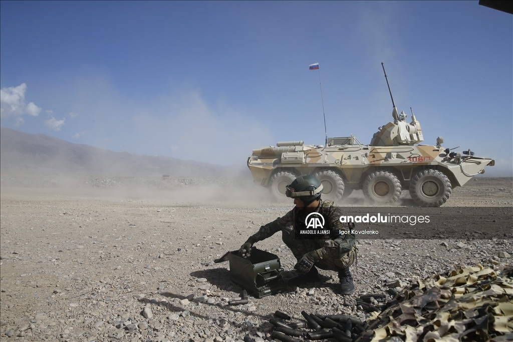 Kırgızistan'da, KGAÖ Barış Gücü Kuvvetlerinin "Sarsılmaz Kardeşlik-2023" tatbikatı