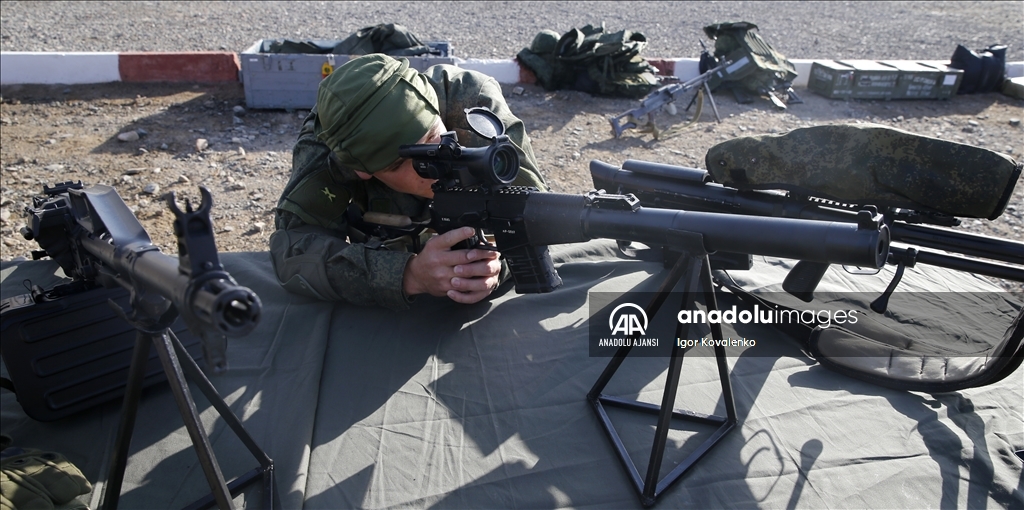 Kırgızistan'da, KGAÖ Barış Gücü Kuvvetlerinin "Sarsılmaz Kardeşlik-2023" tatbikatı