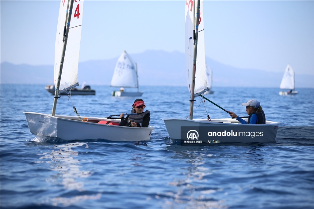 11. Bodrum Uluslararası Optimist Yarışları başladı