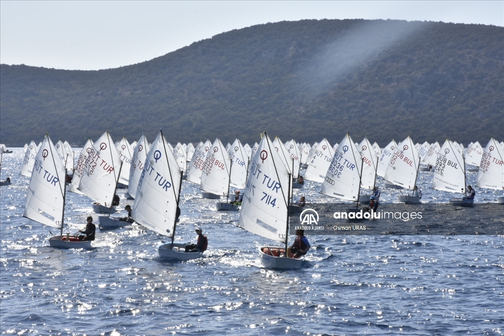 11. Bodrum Uluslararası Optimist Yarışları başladı