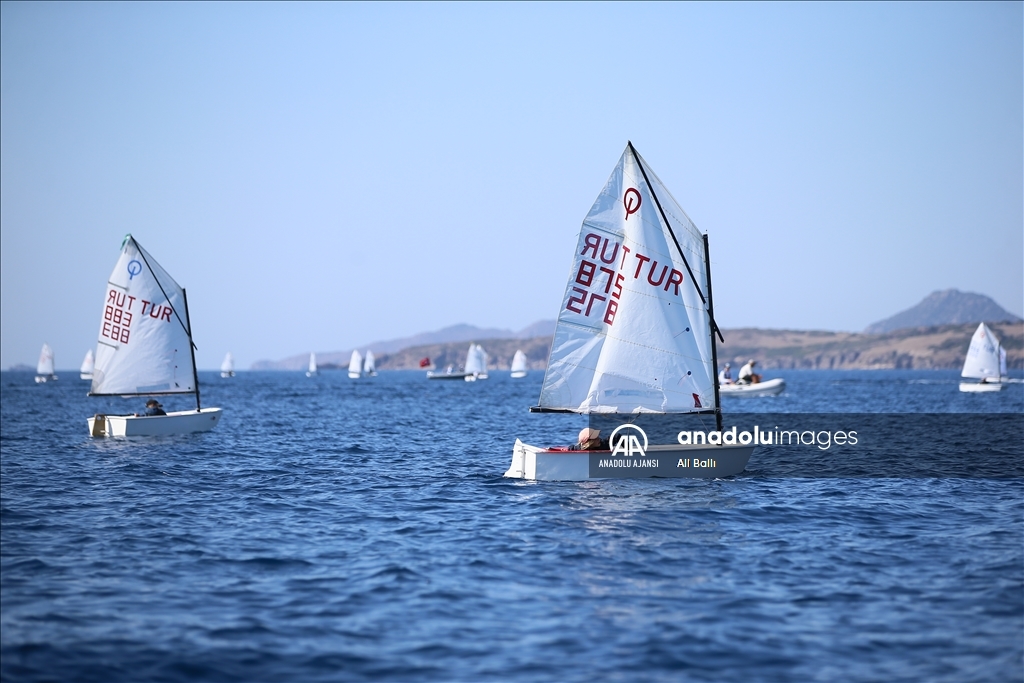 11. Bodrum Uluslararası Optimist Yarışları başladı
