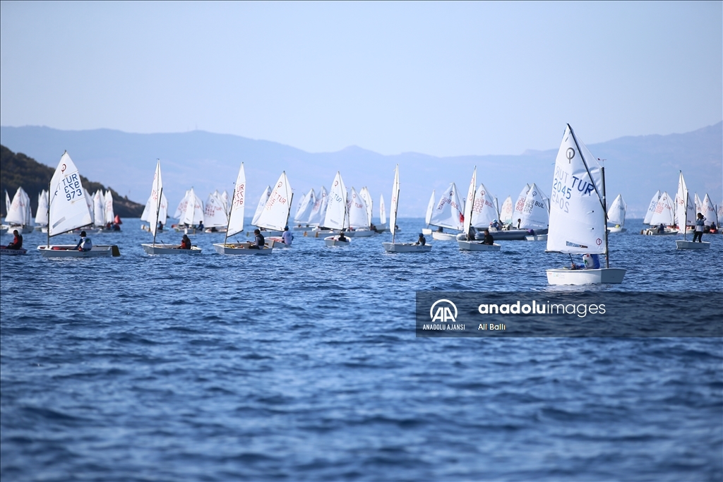 11. Bodrum Uluslararası Optimist Yarışları başladı