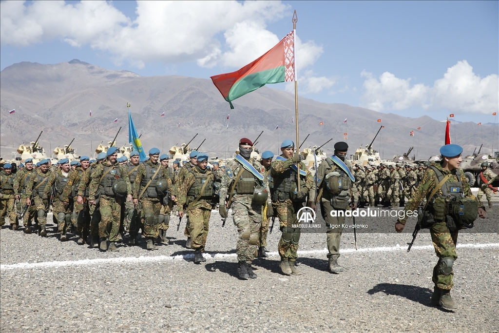 Kırgızistan'da, KGAÖ Barış Gücü Kuvvetlerinin "Sarsılmaz Kardeşlik-2023" tatbikatı