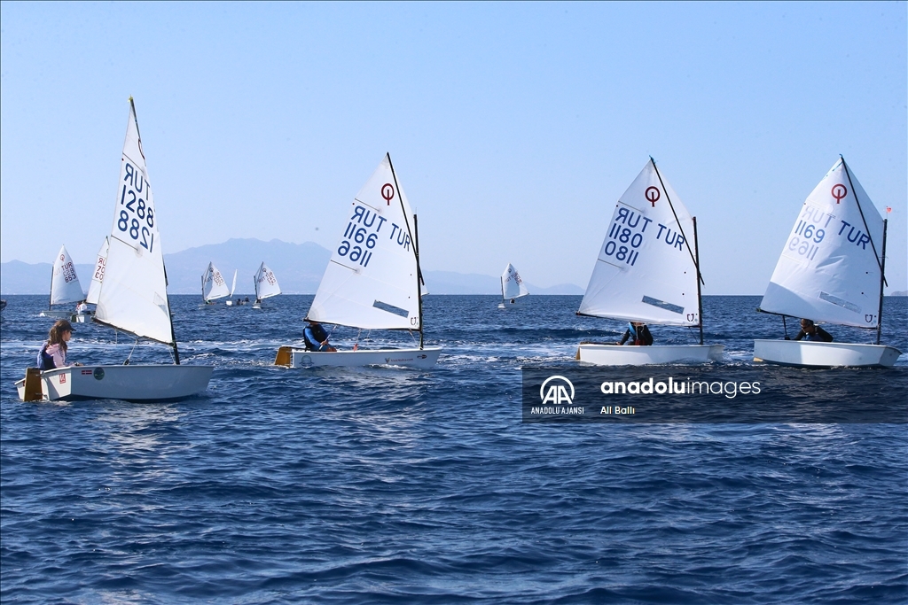 11. Bodrum Uluslararası Optimist Yarışları başladı
