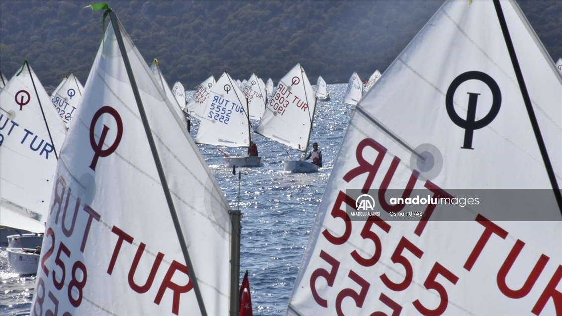 11. Bodrum Uluslararası Optimist Yarışları başladı