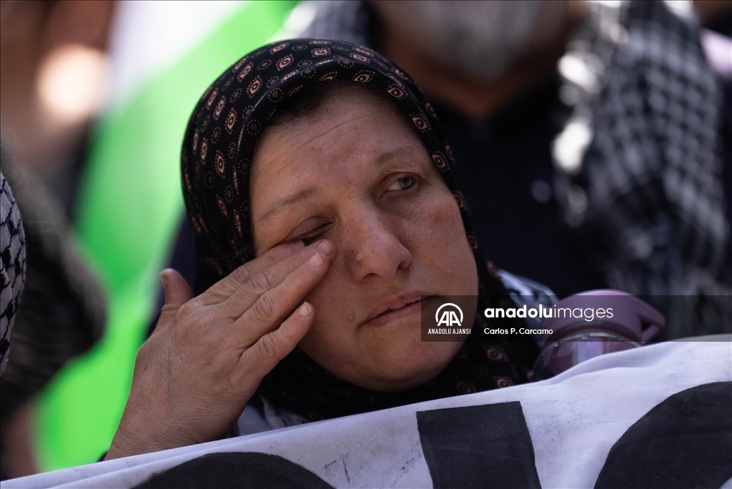 Şili'de Filistin'e destek gösterisi düzenlendi