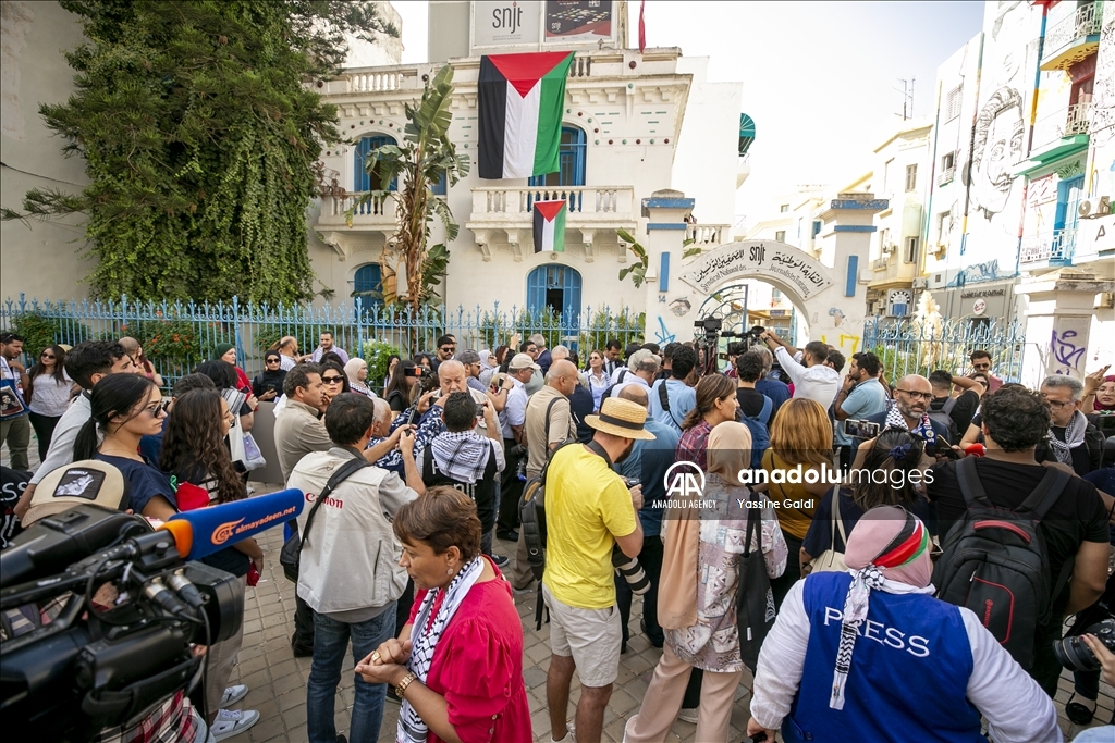 Pro-Palestinian demonstration in Tunisia
