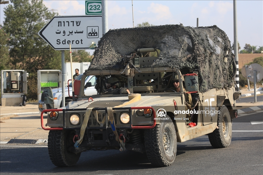 Israeli military mobility on the Gaza border