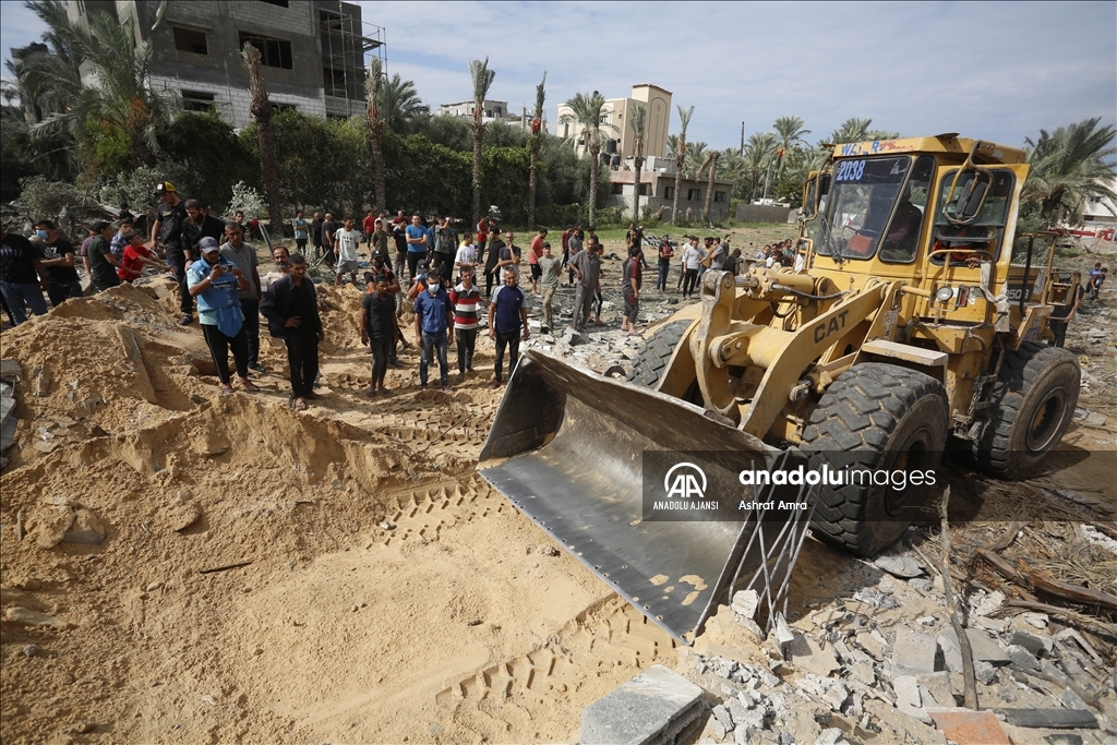 Savaşın 11'inci gününde İsrail'in Gazze'ye saldırıları sürüyor