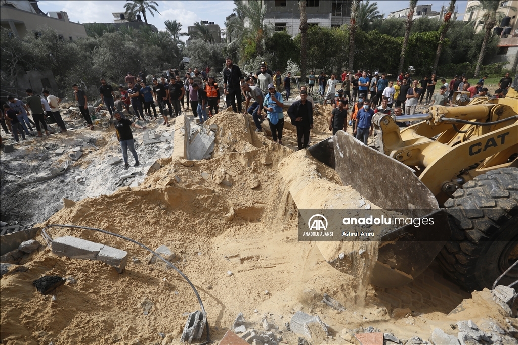 Savaşın 11'inci gününde İsrail'in Gazze'ye saldırıları sürüyor