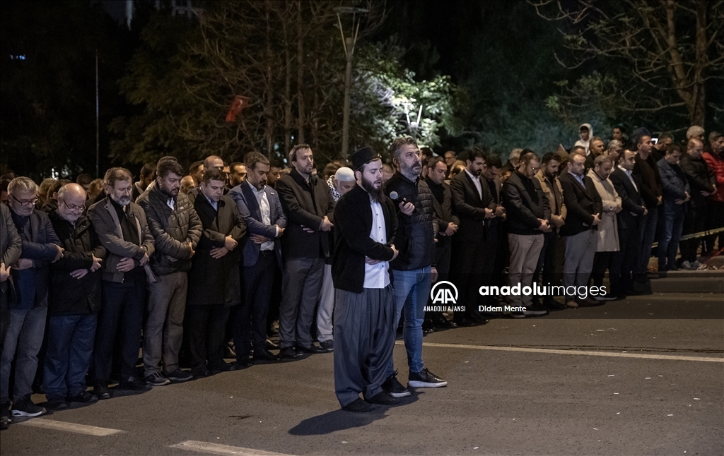 İsrail'in Gazze'deki hastane saldırısı Ankara'da protesto edildi