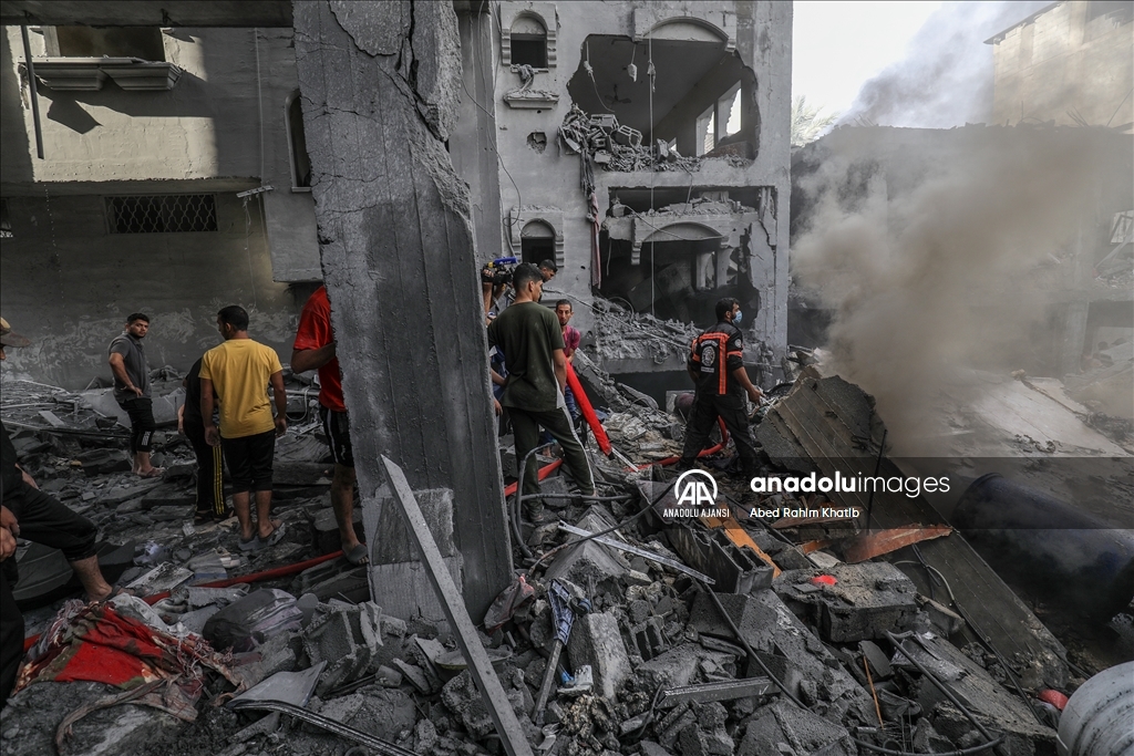 Savaşın 11'inci gününde İsrail'in Gazze'ye saldırıları sürüyor