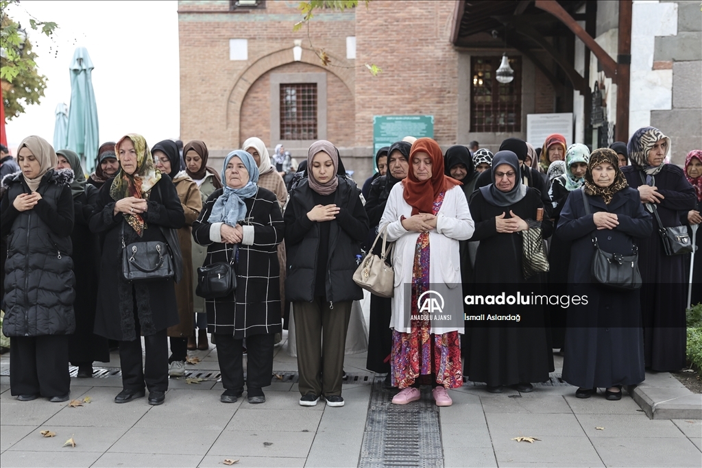 Gazze'de hayatını kaybedenler için Ankara'da gıyabi cenaze namazı kılındı