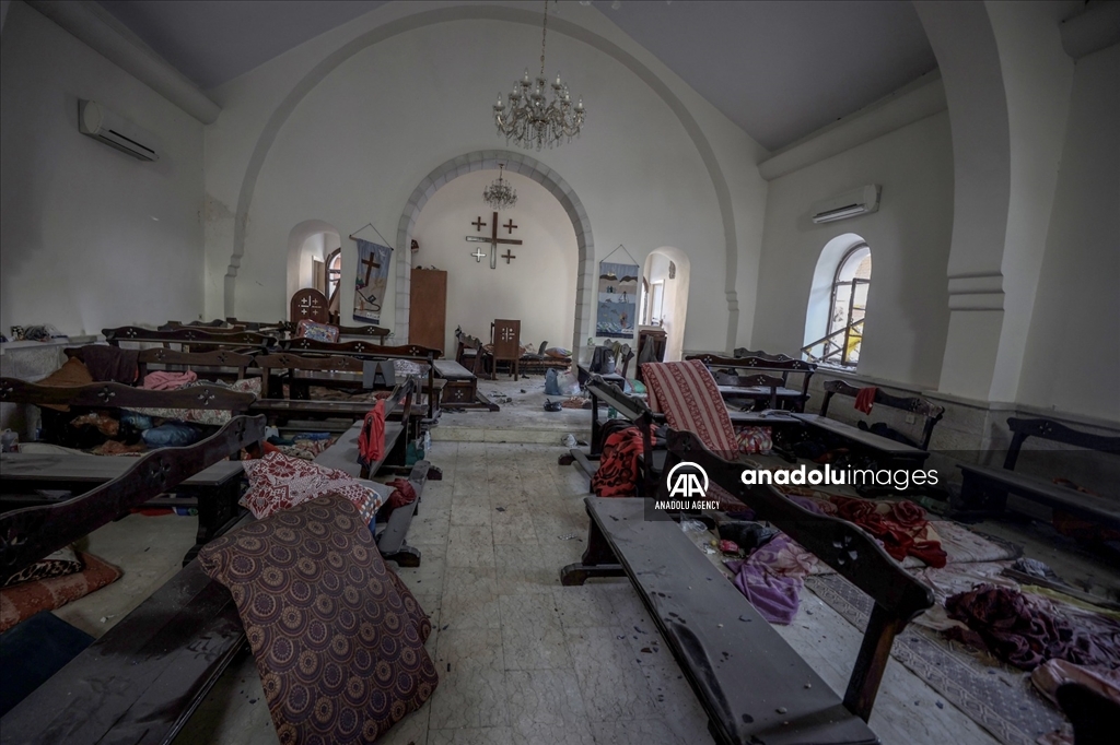 Church takes damage in Al-Ahli Baptist Hospital attack in Gaza 2