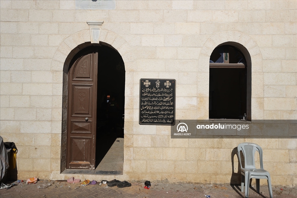 Church takes damage in Al-Ahli Baptist Hospital attack in Gaza 7