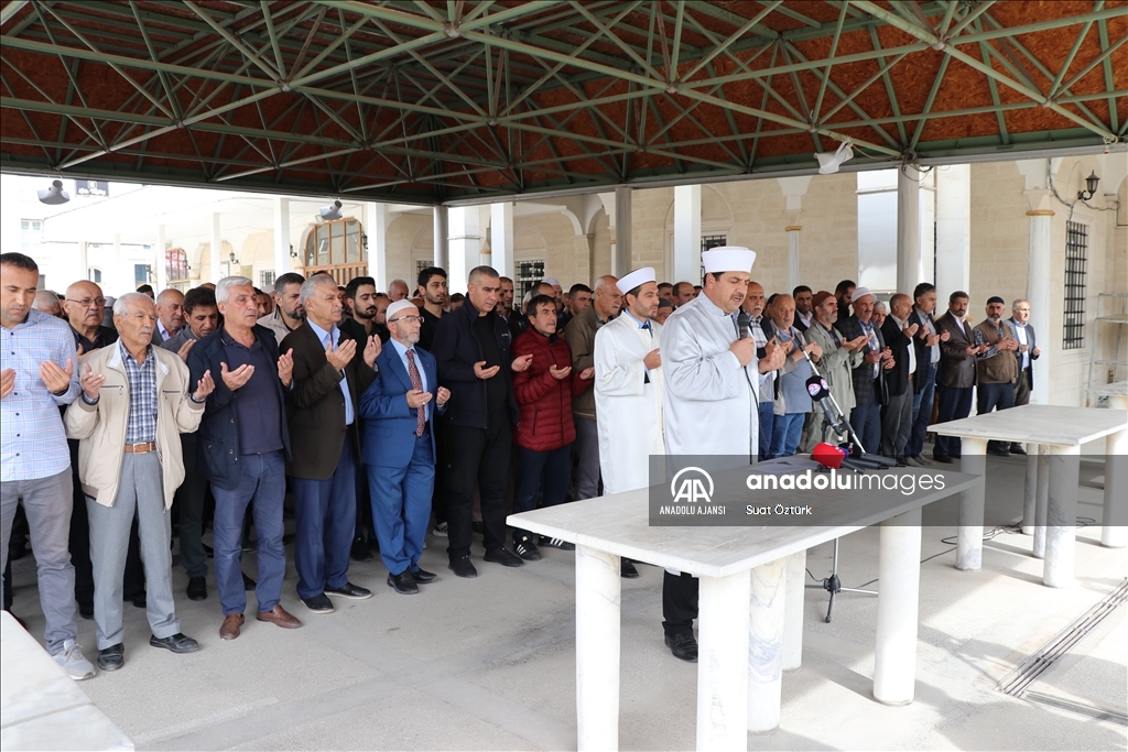 Elazığ'da Filistin'de hayatını kaybedenler için gıyabi cenaze namazı kılındı