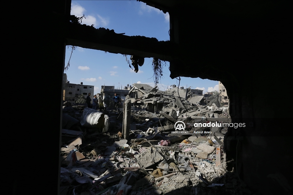 Savaşın 12'inci gününde İsrail'in Gazze'ye saldırıları sürüyor